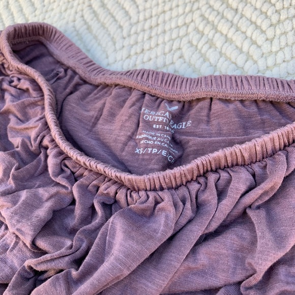 AEO Off-the-Shoulder Ruffle Top - Picture 2 of 4